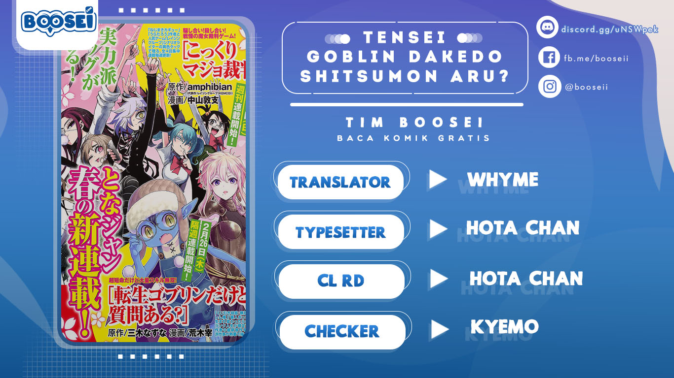 Tensei Goblin da kedo Shitsumon aru? Chapter 23